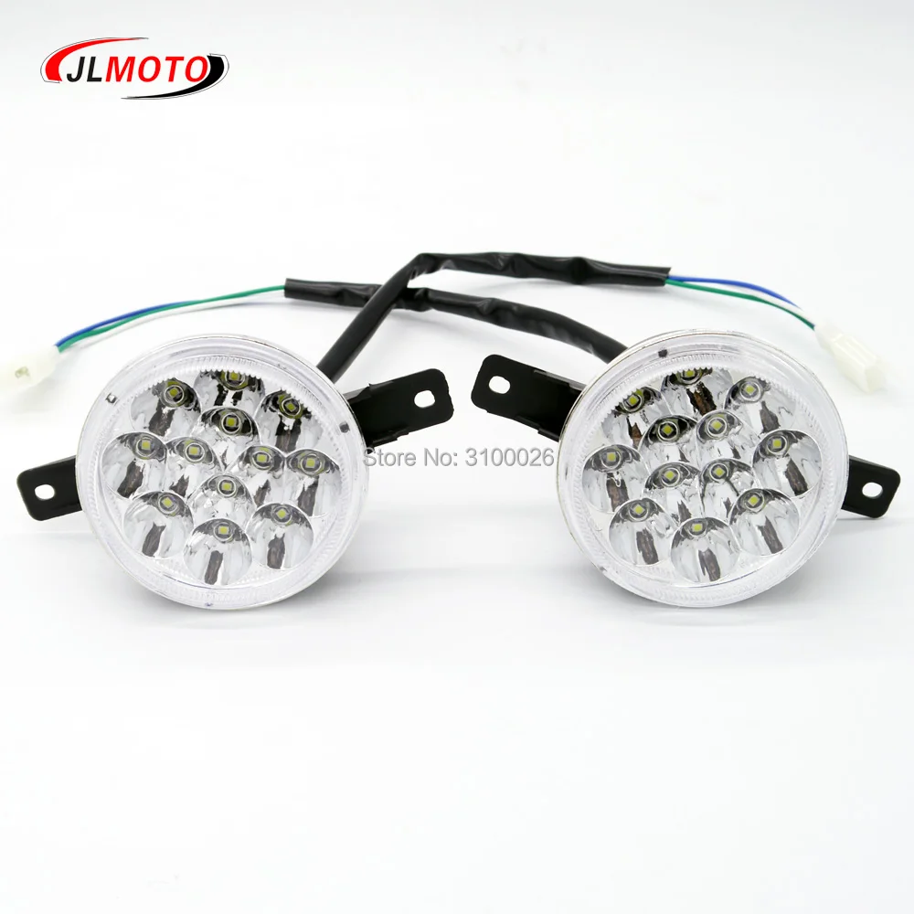 Передний светодиодный светильник Jinling 1 пара/2 шт. 110cc 150cc 200cc ATV Quad Bike для