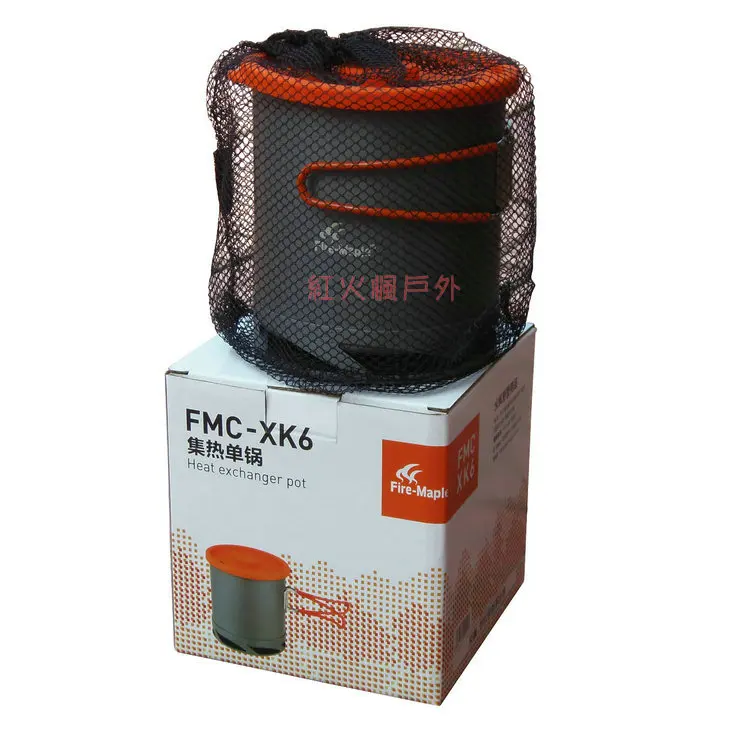 Fuego Arce FMC-XK6 Heat Collectiing intercambiador Portable cocinar al aire libre utensilios vajilla Camping Picnic senderismo equipo