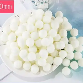 100 шт. 10/15/20/25 мм Мини пышная Нижняя Pom Poms помпонами ручной работы для детей игрушки свадебный Декор DIY товары для шитья и рукоделия