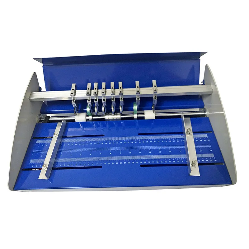 

Blue New 18inch 460mm Electric Creaser Scorer Perforator 3 in1 combo Paper Creasing Perforating 3 Function Machine