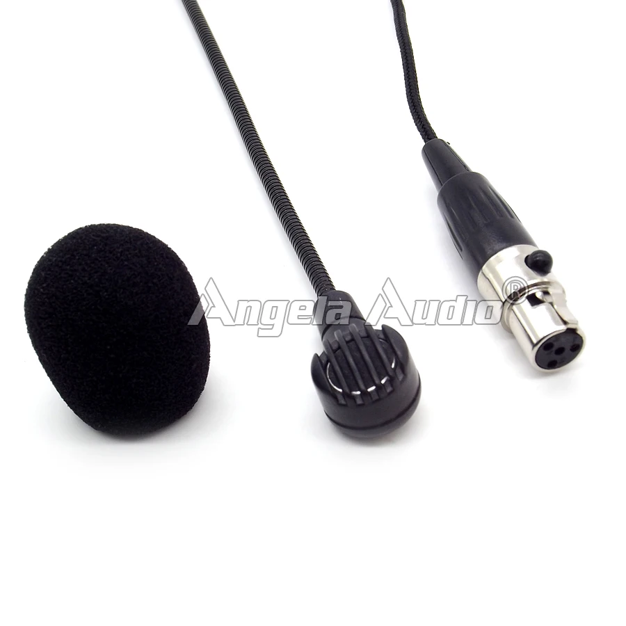 4 шт. мини XLR 4-контактный TA4F штекер микрофон Микрофон для головы конденсаторный микрофон гарнитуры микрофон для SHURE караоке, персональный компьютер, Беспроводной Системы