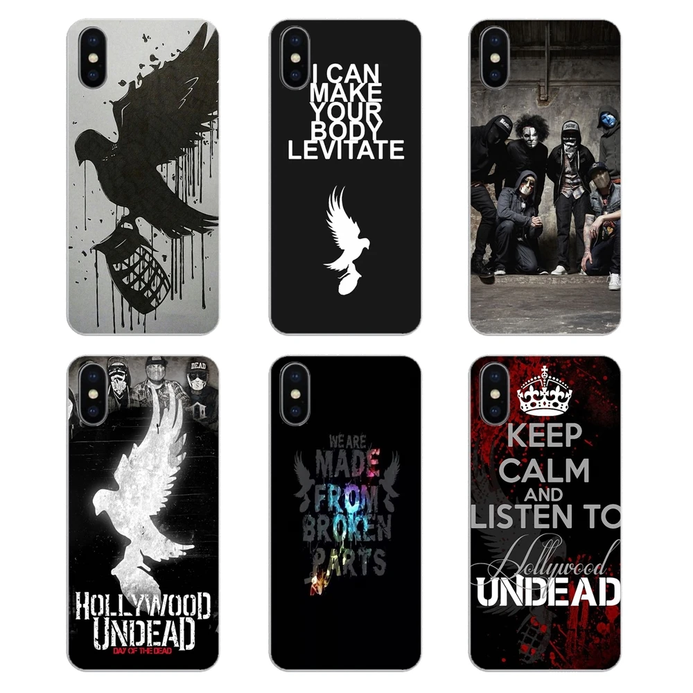 

For Xiaomi Redmi 4X S2 3S Note 3 4 5 6 6A Por Pocophone F1 Mi 6 Silicone Phone Bag Case Hollywood Undead Fly Eagle Wings Pattern