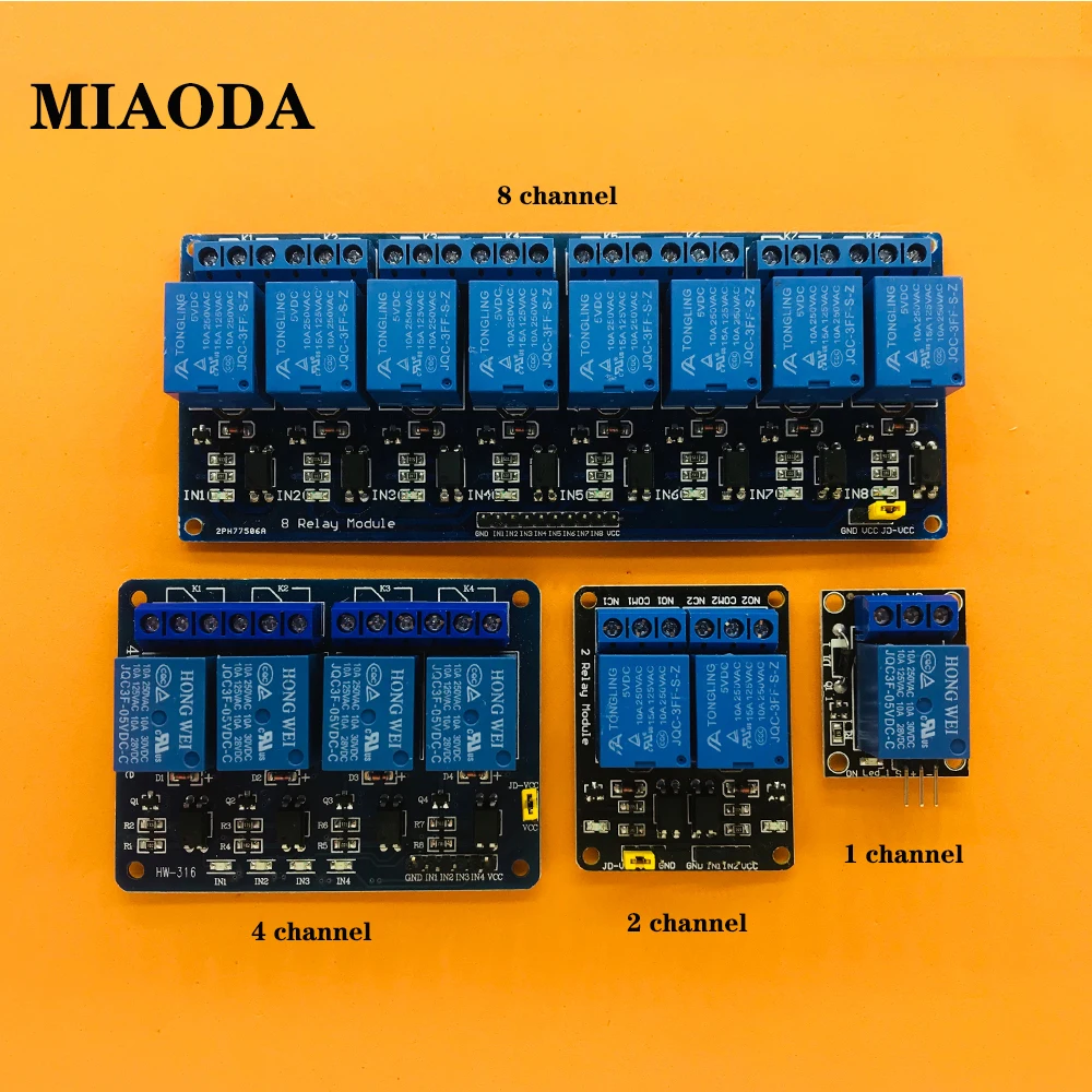 

1 2 4 8 Channel DC 5V Relays Module with Optocoupler Low Level Trigger Expansion Board for arduino
