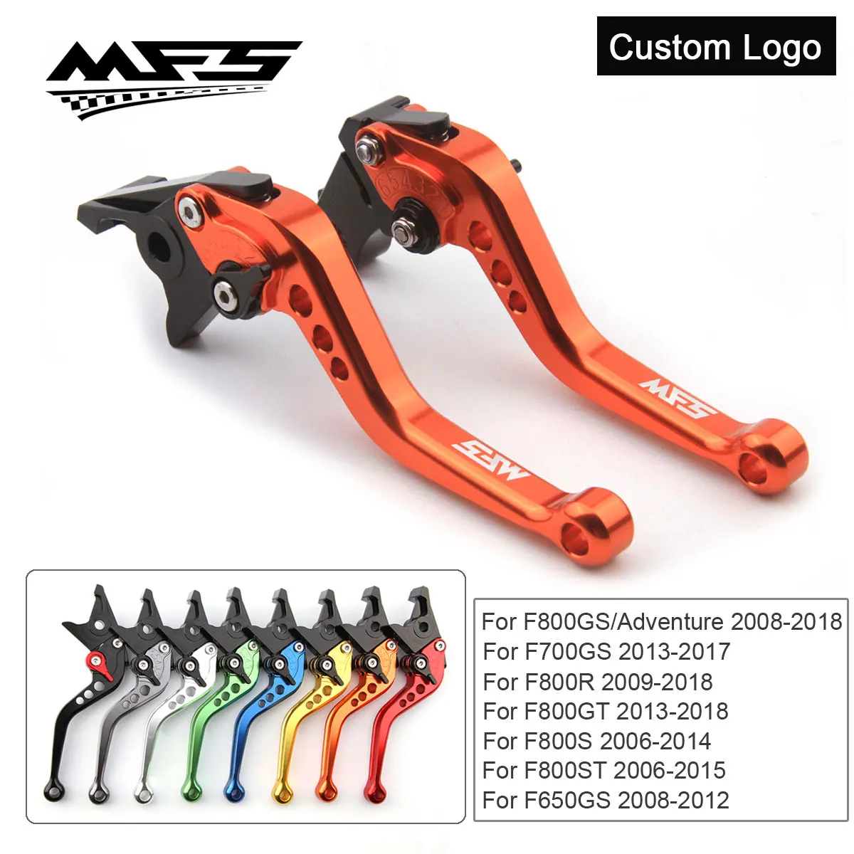 

CNC Brake Clutch Levers Handle For BWM F800S F800ST F800R F800GT F700GS F650GS F800GS Adventure Custom Brake Levers