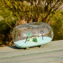 O. RoseLif брендовая прозрачная стеклянная подвесная Цветочная стеклянная ваза для растений Террариум контейнер Вазы Горшок Свадебные украшения