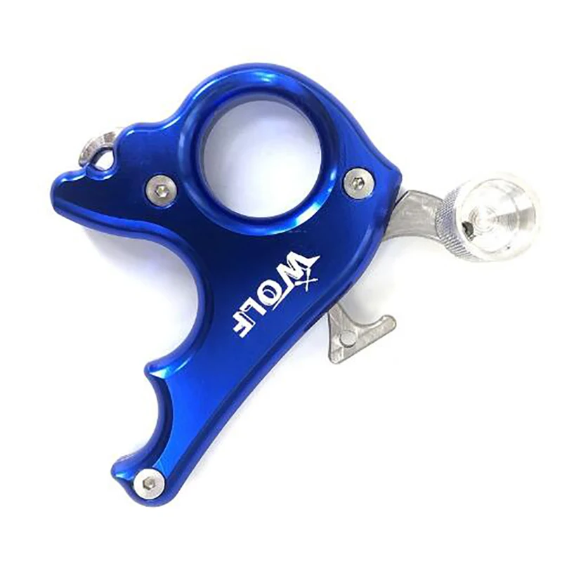 3 Fingers Compound Bow Release Stainless Steel Powerful Hunting Grip