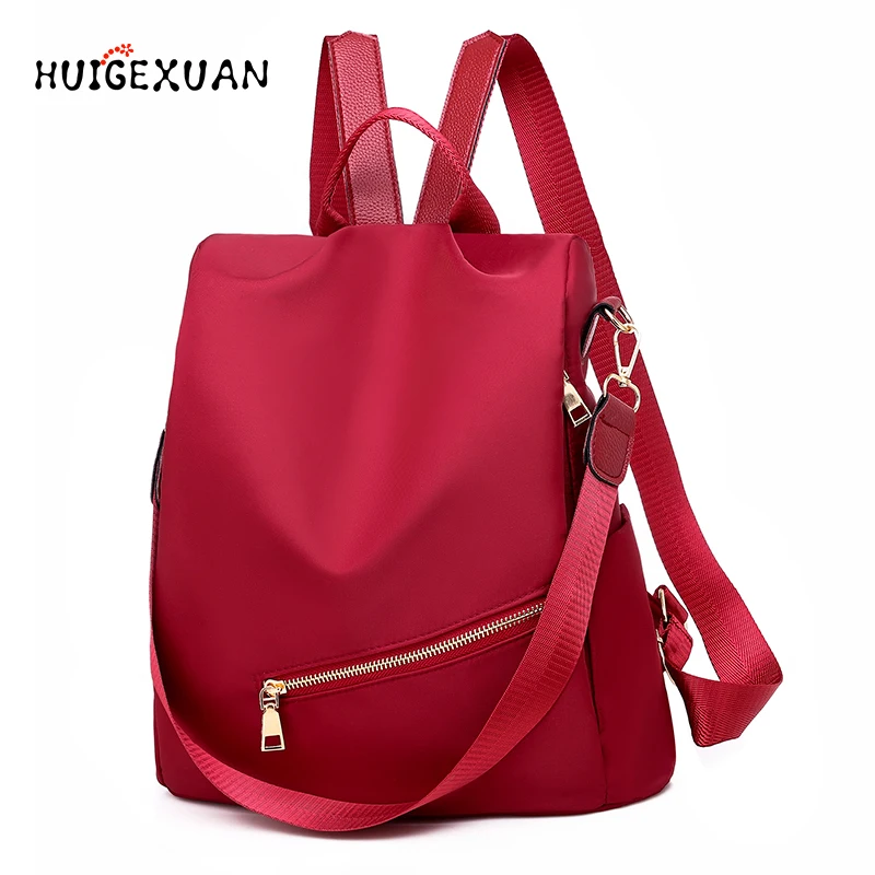 

Fashion Travel Backpack Nylon High Capacity Women Backpack Anti-theft Waterproof Bag for Women Oxford Cloth student Bags Teenage