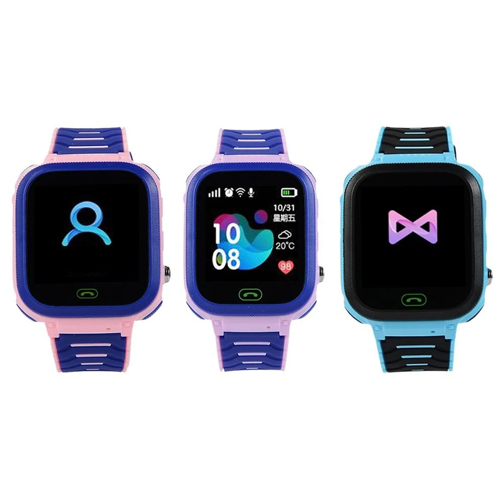 

Children Smart Watch T18 Button version Kids GPRS Smartwatch Smart Wristwatch Anti-lost Call Positioning Multifunctional