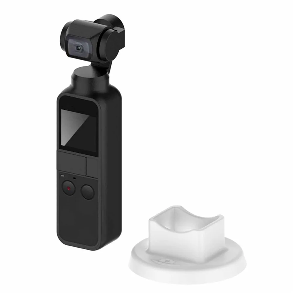 Силиконовый Нижний Кронштейн для DJI Osmo Pocket Gimbal камера Ручной Стабилизатор база Монтажный держатель подставка для Osmo Pocket