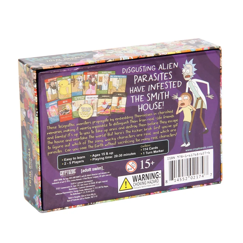 [new]  Thick Game Collection Card Rick and Morty Game Cards Adult and Kids Game Card Gifts RICK y MORTY Board collection card