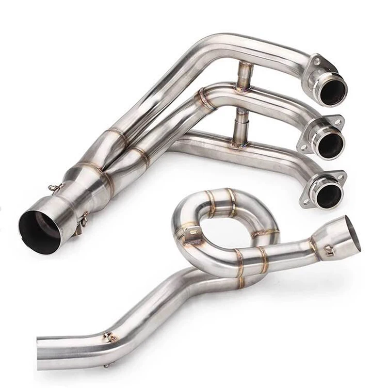 MT09 MT-09 MT 09 Motorcycle Full Exhaust System Middle Front Exhaust Muffler Link Pipe Slip-on For Yamaha 2014-2018 FZ-09 MT-09 (6)