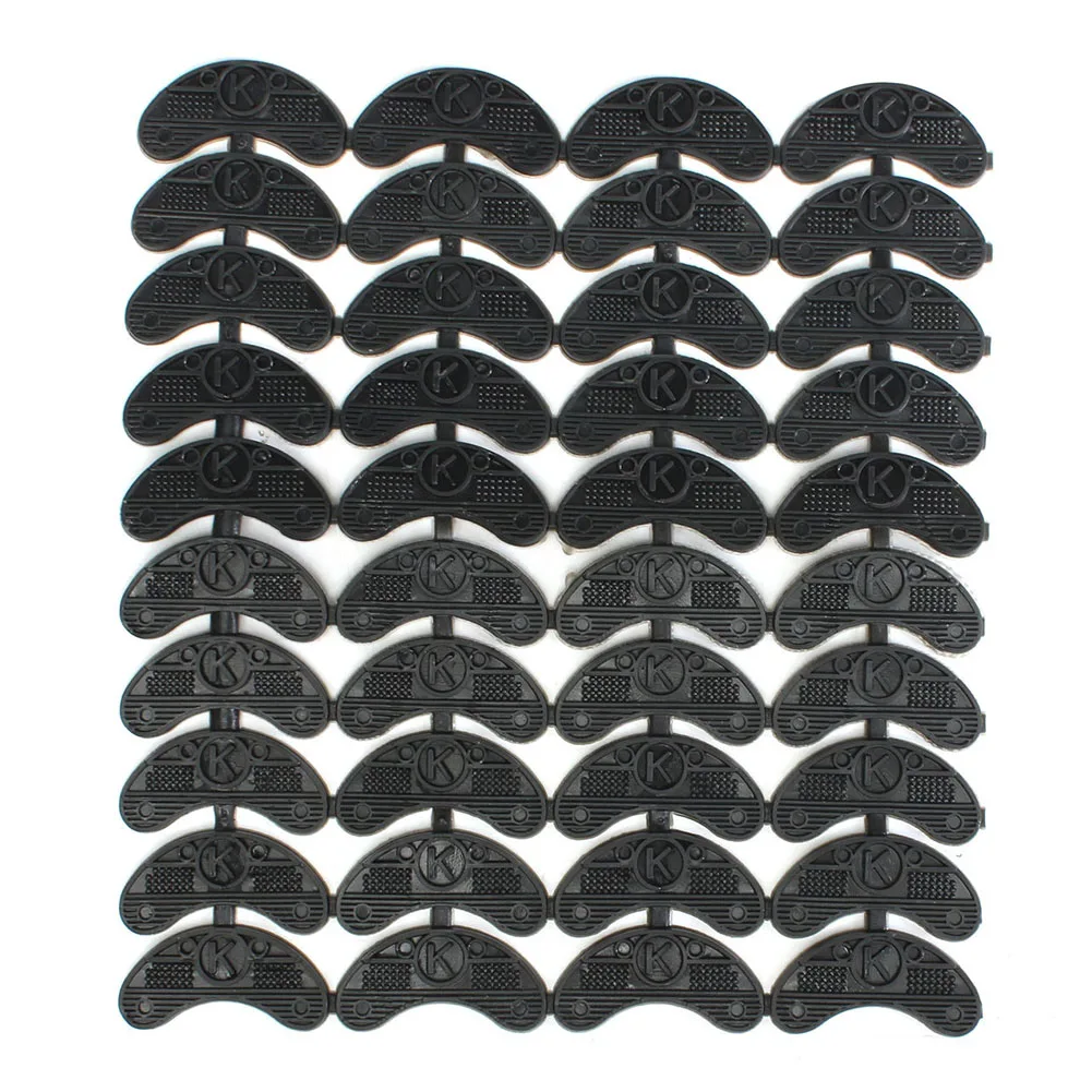 ABDB 40 шт. 20-Pair резиновые пятки резцы ног пластины краны DIY ремонт обуви колодки Размер: 56*24*3,1 мм - изображение