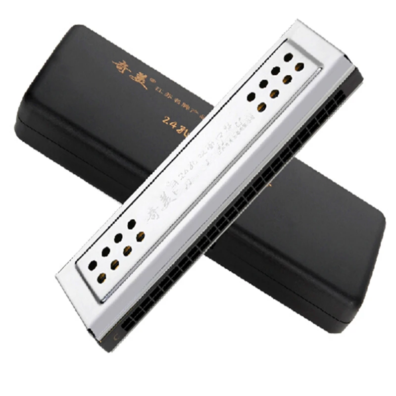 Double faced Harmonica 24 hole tremolo Harmonica G & C Musical