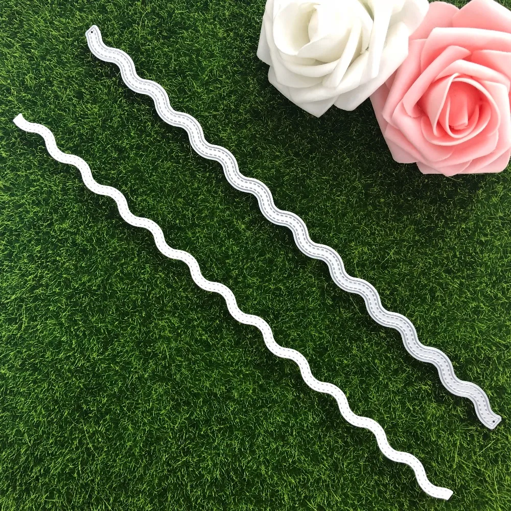 Happymems Wave Edge Cutting Dies Card Making Embellishments For