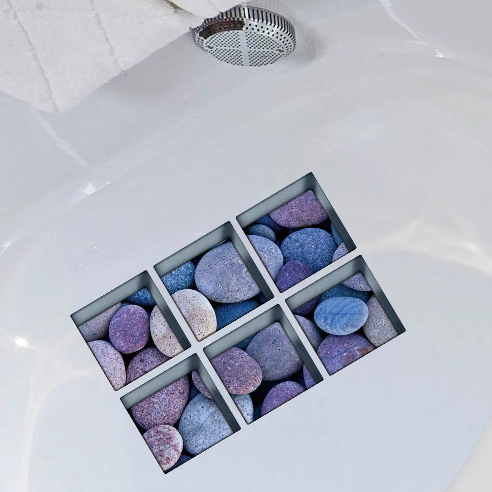 3D Нескользящая Ванна аппликации подушка для ванны стикеры Ванна Наклейка ПВХ Фреска Нескользящая водостойкая самоклеющаяся домашний декор и s