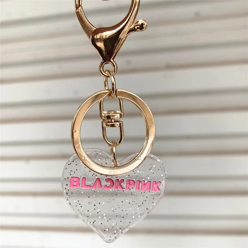 

Kpop BLACKPINK Lightstick Shape Transparent Acrylic Keychain BLACKPINK Keyring Pendant BLACKPINK Fans Gift Drop Shipping