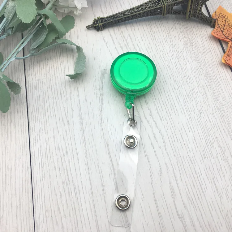 Creative Smiling Face Chest Card Easy Pull Buckle Expansion Easy Pull Wire Device Hanging Wire Document Buckle