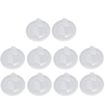 

10PCS Baby Electrical Safety Transparent Electrical Socket Plugs Security Cover Anti-electric Shock Protection Cover US Plug