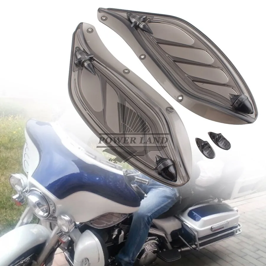 Bid4ze 2 Pcs Adjustable Air Deflectors Fairing Side Wings