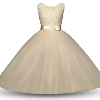 

Princess Bow Belt Dress Kids Girls Wedding Floral Girls Dress Kids Dresses Girls Clothes Party Costume Baby Kids Clothes Dress