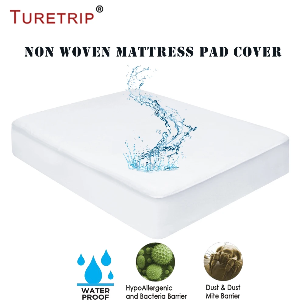 Turetrip 80X200cm Non Woven Disposable Waterproof Mattress Protector