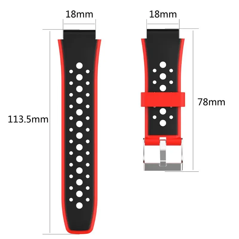 Ремешок для наручных часов силиконовый ремешок-браслет Регулируемая дышащая Замена для huawei 3 Pro Sports