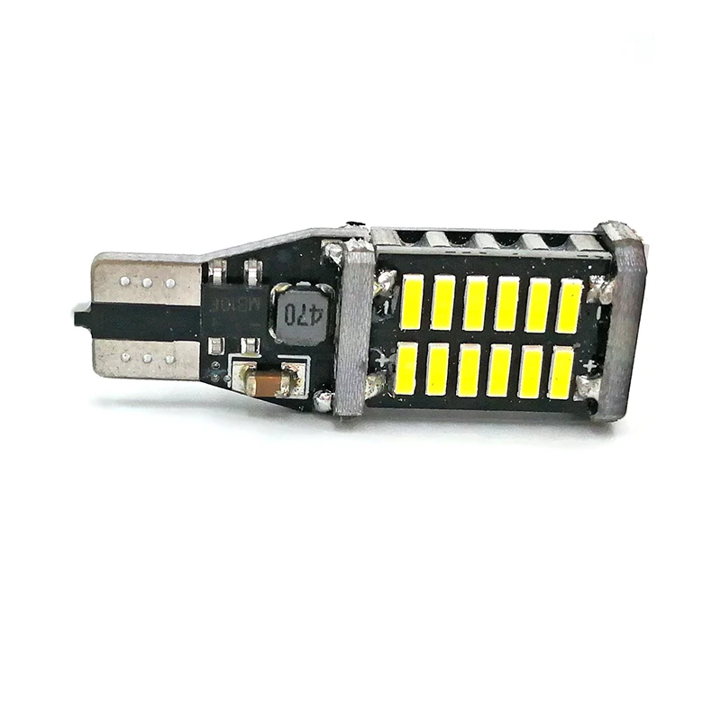 2pcs Extremely Super Bright 921 912 LED T15 W16W Canbus High Power 4014 30SMD LED Lights Bulbs for Back-Up Reverse Light.08