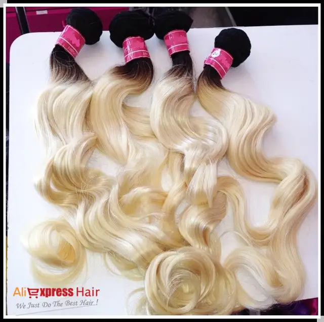 Online Shop Super Deals Ombre Malaysian Hair Extensions Dark Roots