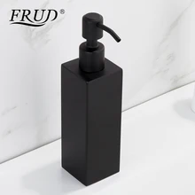 FRUD New Stainless Steel Hand Black Liquid Soap Dispenser Bathroom Accessories Kitchen Hardware Convenience Modern Y18004 FRUD New Stainless Steel Hand Black Liquid Soap Dispenser Bathroom Accessories Kitchen Hardware Convenience Modern Y18004