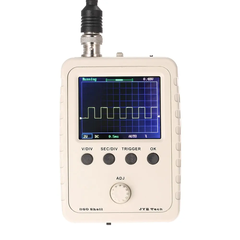 JYE Tech DSO Shell(DSO150) цифровой осциллограф 2," TFT Ручной Карманный логический анализатор+ зажим для корпуса зонд 1MSa/s 0-200 кГц