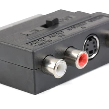 1 шт. 21 pin для RCA цветной линии S разъем AV аудио/видео SCART для мультимедиа видео конвертер ЕС интерфейс