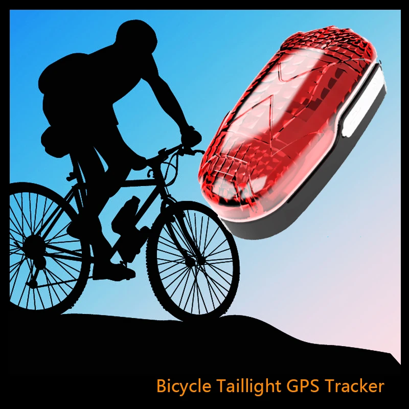 TKSTAR TK906 SMS/GPS Tracker LED Rücklicht für Fahrrad Motorrad Car Vehicle Bike 