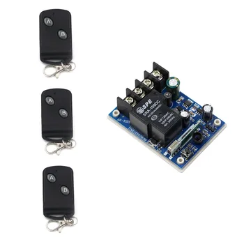 

DC12V 24V 36V 48V 1CH 30A Relay Wide Voltage Wireless Remote Control Switch Transmitter & Receiver for Light Lamp or Water Pump
