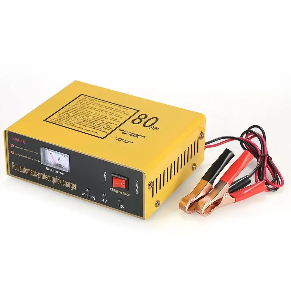 

6V/12V Intelligent battery charger Automatic Pulse Repair Type Maintainer for Lead Acid Battery Lithium Battery 120W AC110V-250V