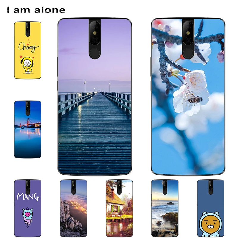 

I am alone Phone Bags For Leagoo Power 5 5.99 inch Soft TPU Mobile Fashion Cute Patterned For Leagoo Power5 Cases Free Shipping