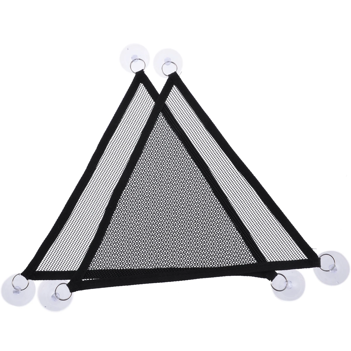 2Pcs Black Reptile Hammock Breathable 600D Mesh Bearded Dragon Lizard Reptile New Sleeping Bed Playing Toys