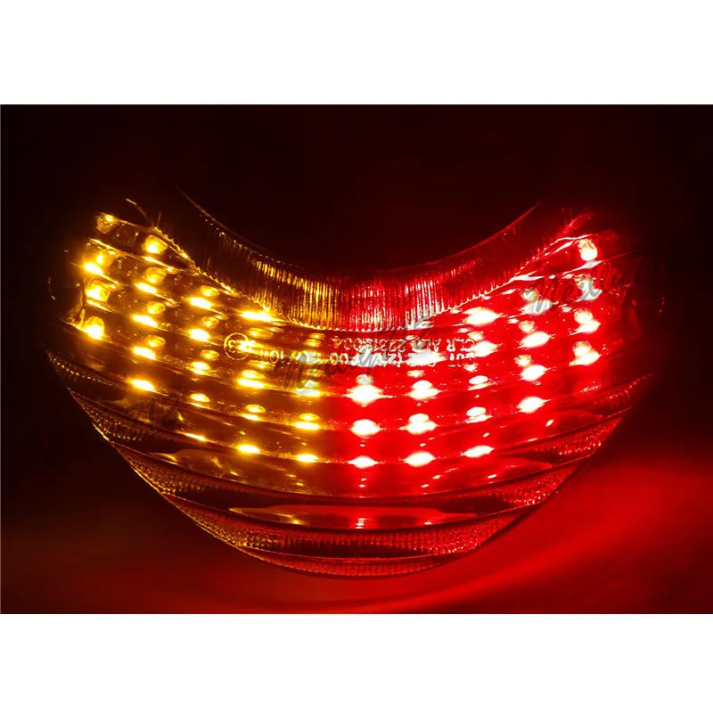  waase For Suzuki SV650 1999 2000 2001 2002 2003 E-Mark Rear Tail Light Brake Turn Signals Integrate - 32664464456