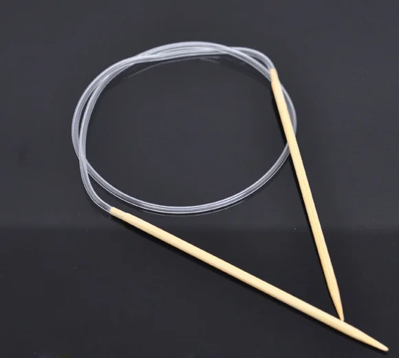 

1 Pair Bamboo 40cm Circular Knitting Needle(US Size 2/ 2.75mm)