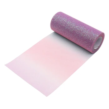 

10Yard/roll Rainbow Glitter Tulle Roll Sequin Crystal Organza Sheer Fabric DIY Craft Gift Tutu Skirt Home Wedding Decoration