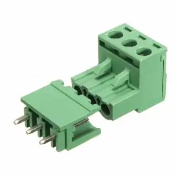 

10 sets ht5.08 3pin Terminal plug type 300V 10A 5.08mm pitch connector pcb screw terminal block connector