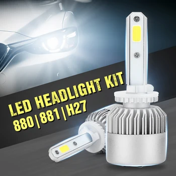 

2Pcs Car Headllight bulbs H7 LED H4 LED Bulb H1 H3 H11 9005 880 881 72W 8000LM 6500K Fog Light Auto headlight led Lamps