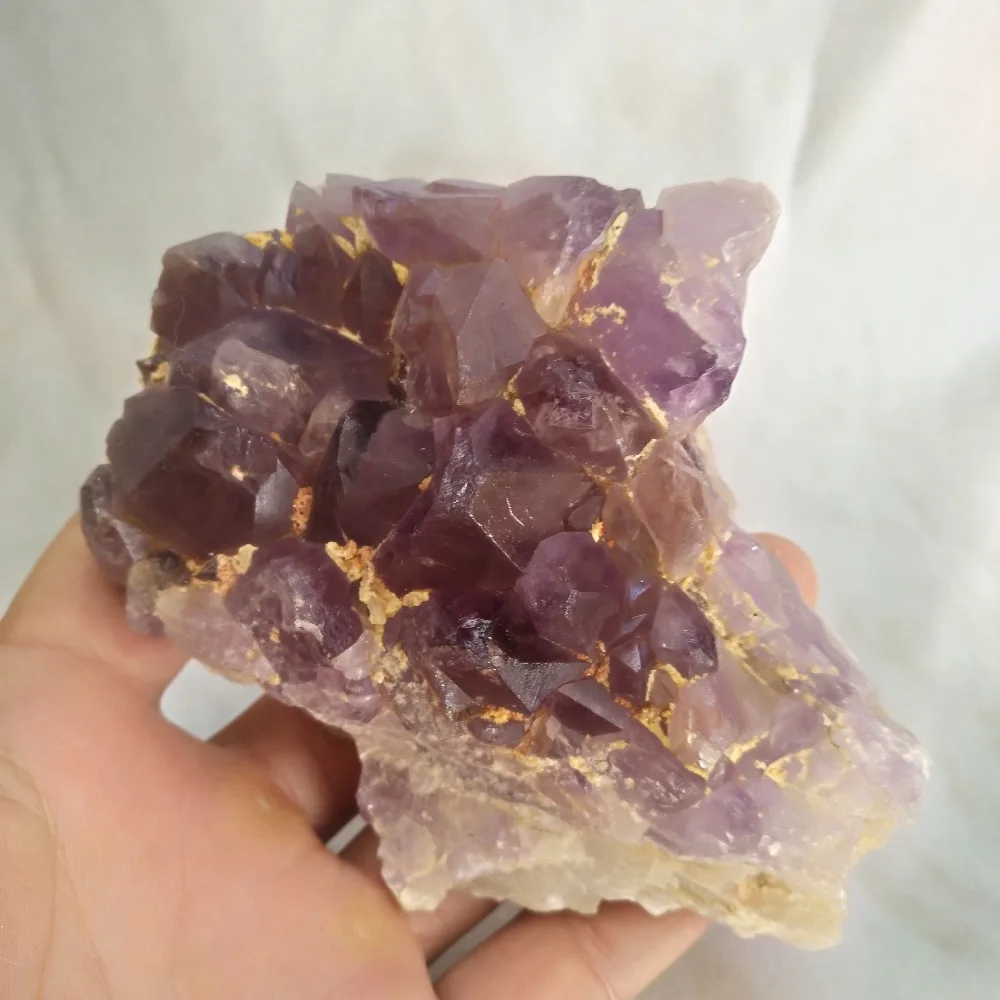 (511g) Natural amethyst QUARTZ Crystal Cluster Specimen in Stones from
