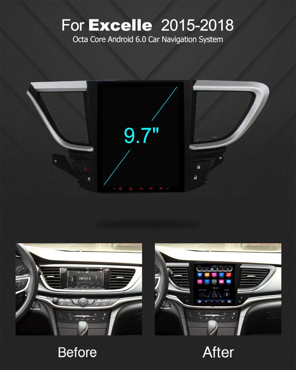 Cheap for BUICK EXCELLE XT GT car DVD radio Intelligent Multimedia Player Vehicle Android headunit Auto GPS Navigator Stereo Computer 2