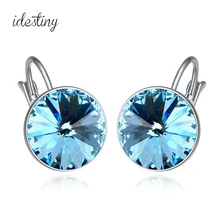 11,11 распродажа оригинальные серьги с австрийскими кристаллами для женщин Свадебные серьги-гвоздики ювелирные изделия День матери Bijoux подарок