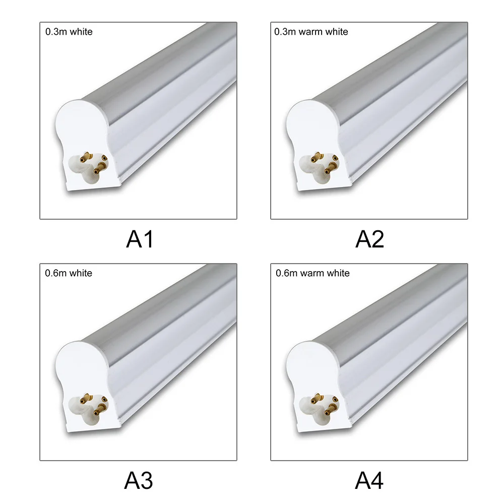Светодиодный светильник T5, 220 В, Флуоресцентный светильник, 30 см, 60 см, 9 Вт, 14 Вт, 18 Вт, SMD 2835, светодиодный настенный светильник, светильник, теплый, холодный белый