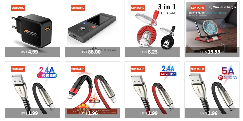 Suntaiho Магнитный кабель-переходник для iPhone type C Micro USB вилки для хранения портативная коробка для адаптера магнитного зарядного устройства