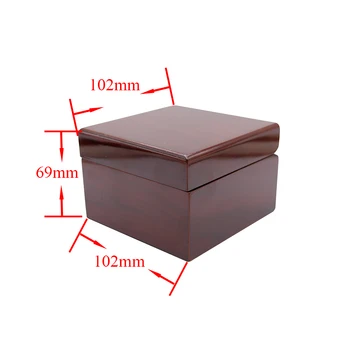 

CARLYWET Wholesale Fashion Luxury Wood Watch Box Jewelry Storage Case Gift Box With Pillow For Rolex Omega IWC Breitling Tudor