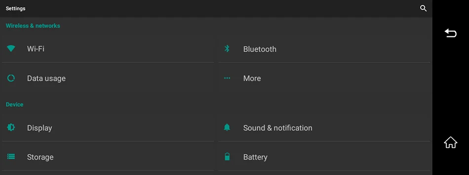 Settings 950