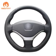 MEWANT черная искусственная кожа Автомобильный руль Крышка для peugeot 308 2012
