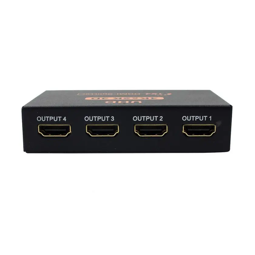 EC2 VOBERRY концентратор Ultra HD 4K 4 порта HDMI сплиттер 1x4 повторитель усилитель 1080P 3D концентратор 1 в 4 из May31 Прямая поставка